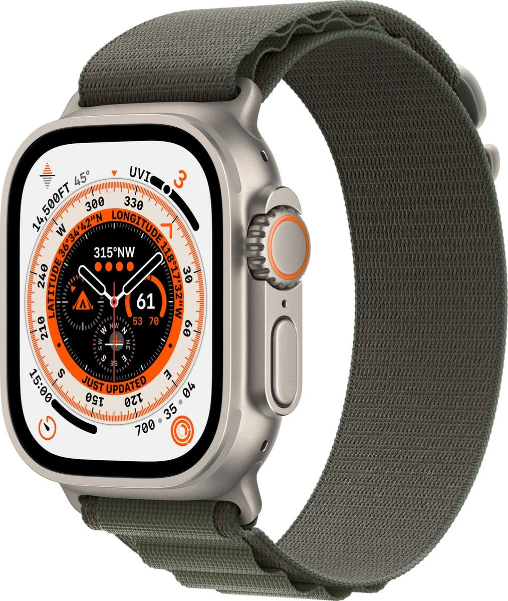 Apple Watch Ultra 4G 49mm Alpine Band Groen Medium