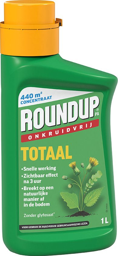 Roundup Onkruidvrij Totaal Concentraat 1 Liter