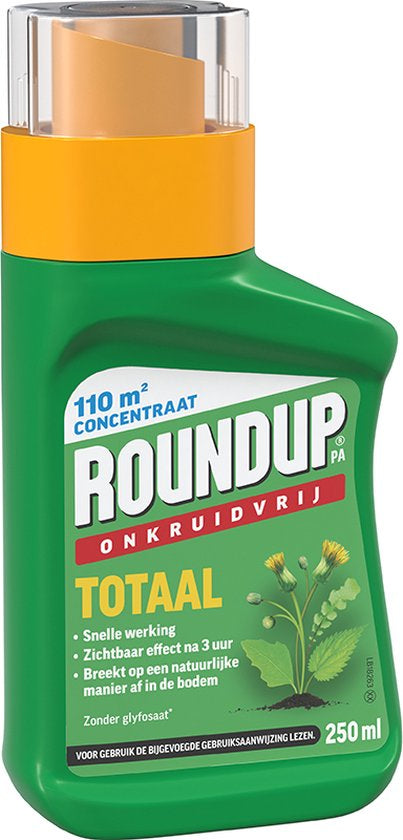 Concentré total Roundup sans mauvaises herbes 250 ml