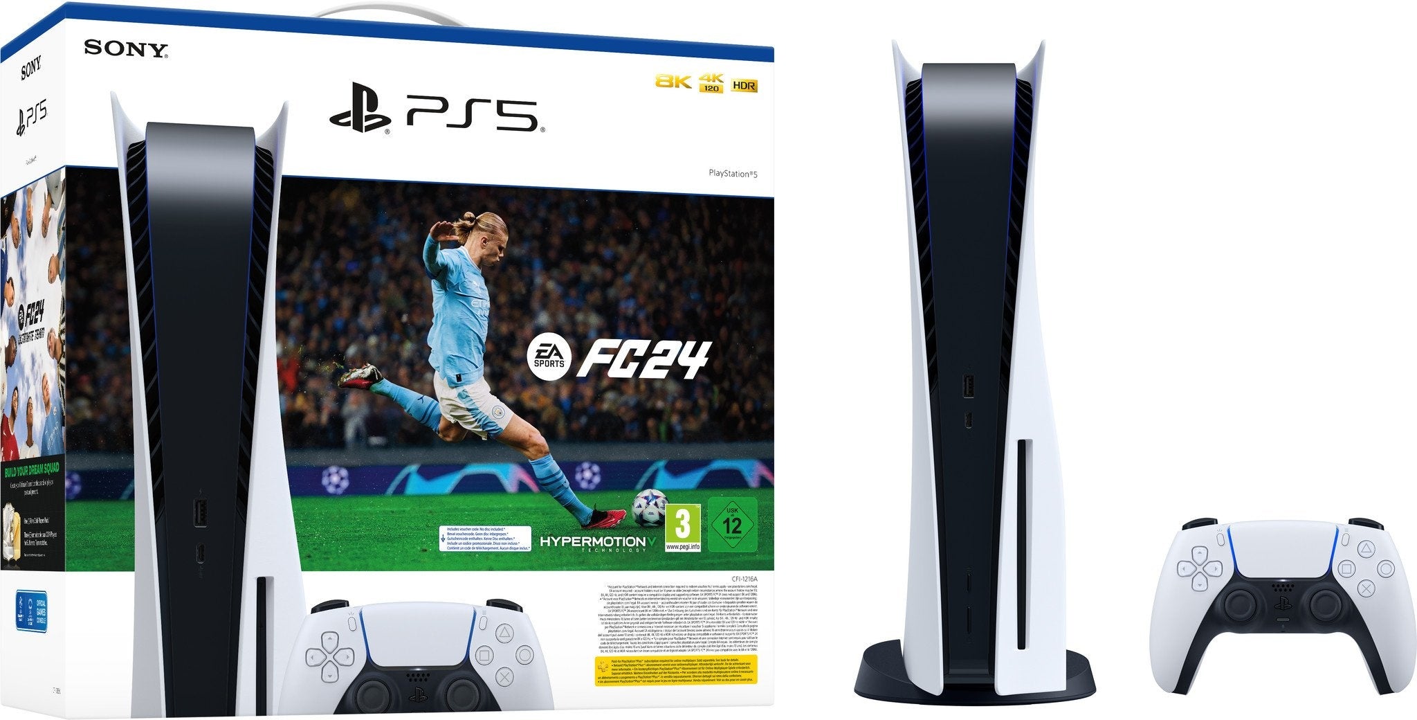 PlayStation 5 Disc Edition + EA Sports FC 24